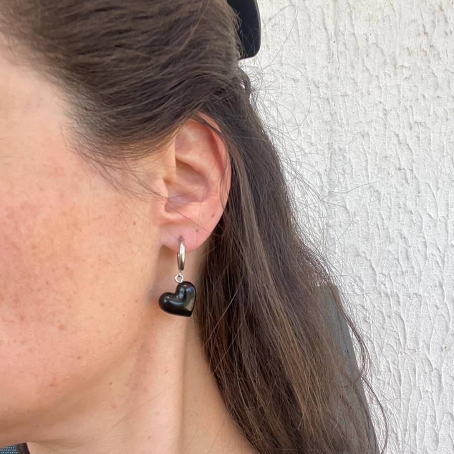 Boucles d'oreille Coeur