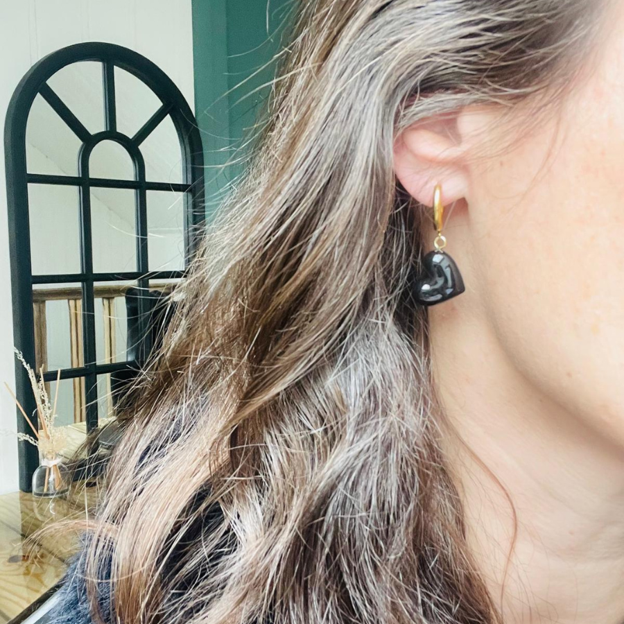 Boucles d'oreille Coeur